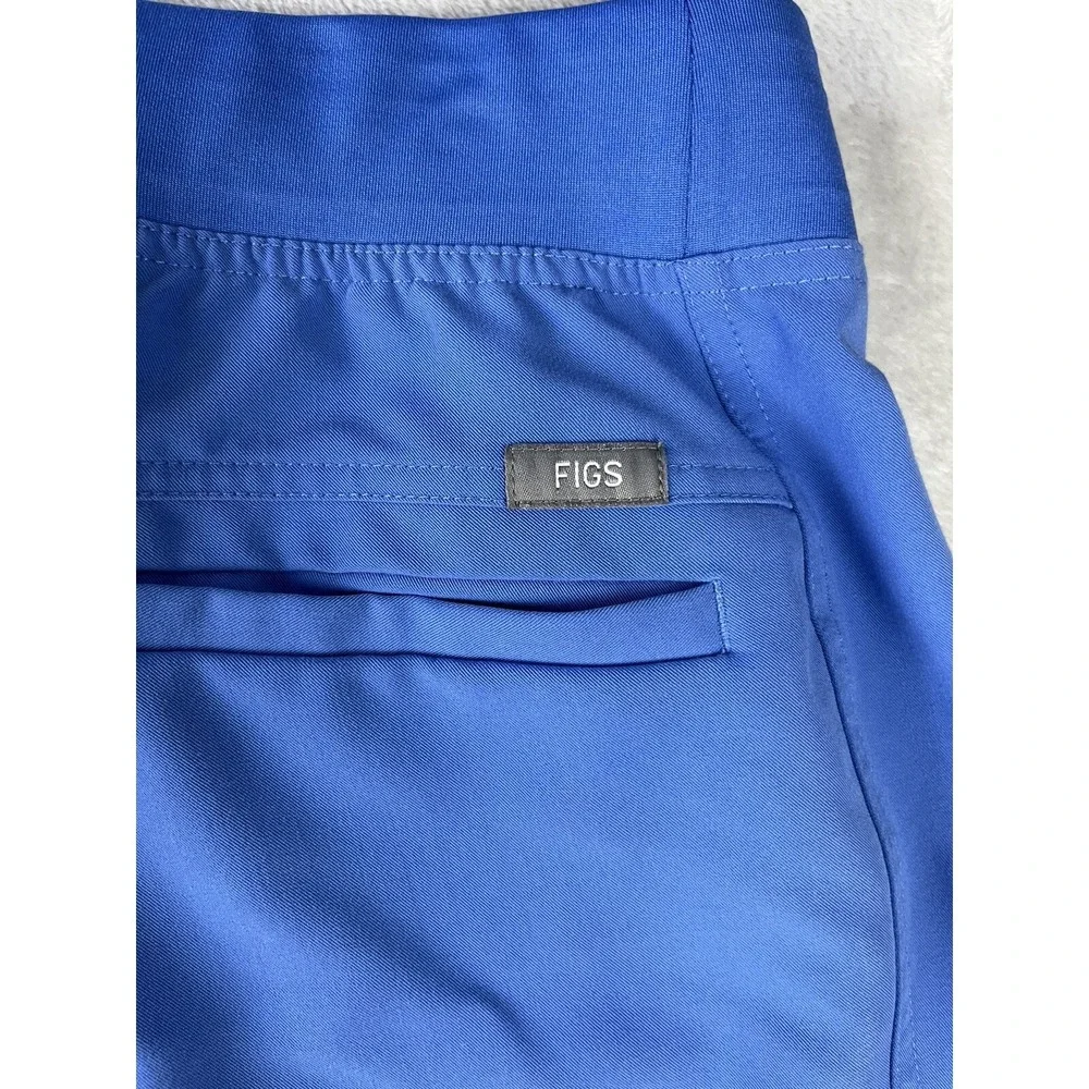 FIGS Axim Scrub Pants Men XS Blue Technical Collection Cargo Drawstring T2001